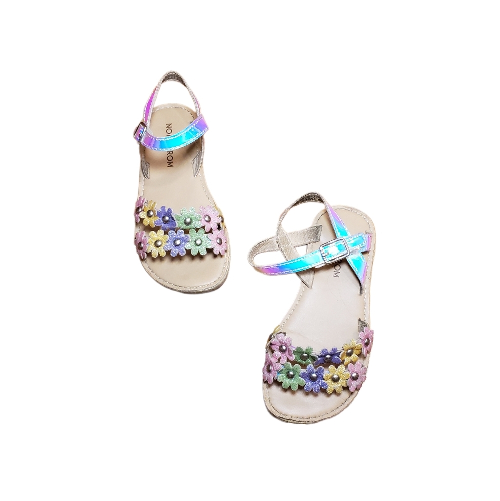 Nordstrom Size 9 Toddler Girl Flower Sandals